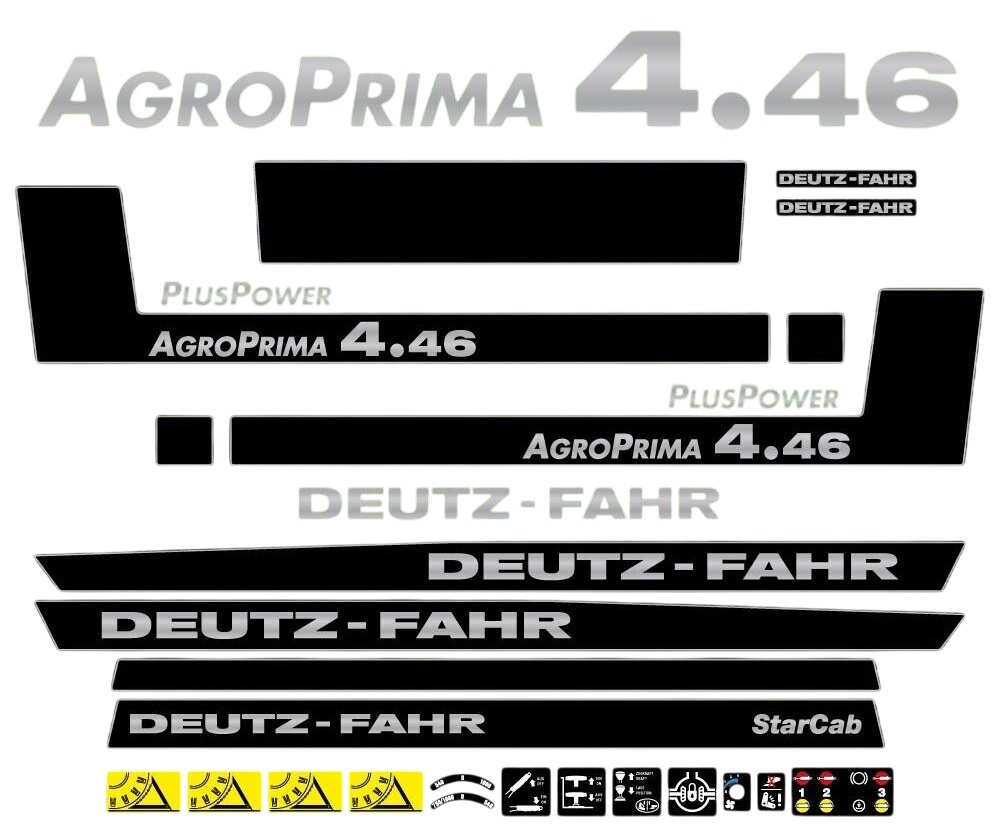 thumbnail image 2 of Deutz Air Cooled Tractor Sticker Set D001 – Choose Your Color (Glossy Or Matte) 2 of 5